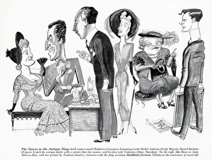 Lister Prints: The cast of Don t Listen, Ladies, written by Sacha Guitry, and staged at the St