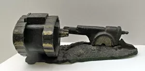 Images Dated 13th March 2012: Cast Iron Starkies Patent Money Bank modelled as a cannon