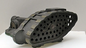 Images Dated 13th March 2012: Cast Iron Starkies Patent Money Bank modelled as a cannon