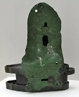 Cast Iron Starkies Patent Money Bank modelled as a cannon