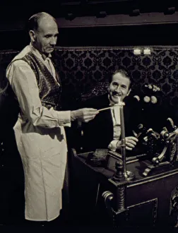 Halls Prints: Two of the cast of the Old Time Music Hall TV show