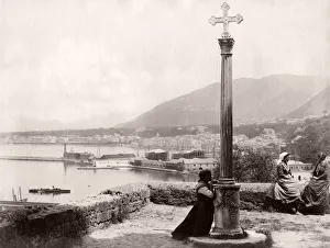 Castellammare di Stabia, Italy, c. 1880s sea view