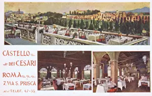 Castello Dei Cesari Restaurant, Rome 1920s