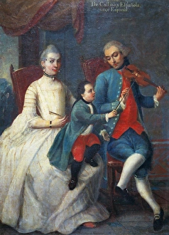 Andres Gallery: Castes. From Pure and Spanish, Spanish, 1774, by Andres de I