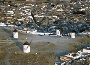 Castilla Gallery: CASTILE-LA MANCHA. CAMPO DE CRIPTANA. Aerial view with typic