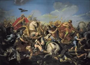De L Gallery: CASTILLO, Jos頤el (1737-1793). Battle of Arbela