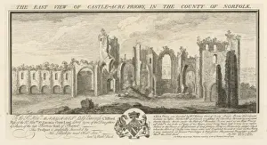 1090 Prints: Castle Acre Priory 1738