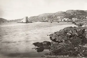 Natural Elevation Prints: Castle Bay and Kiessimull Castle, Bara, Outer Hebrides