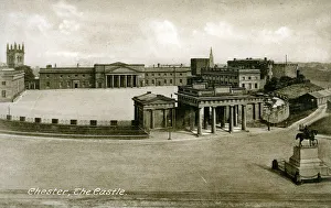 Cheshire Collection: The Castle, Chester, Cheshire