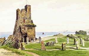 Aberystwyth Collection: Castle and Druidical Circle, Aberystwyth, Wales