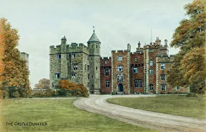 Dunster Prints: The Castle, Dunster, Exmoor, Somerset