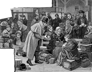 Images Dated 16th December 2004: Castle Garden Immigration Depot, New York, 1886