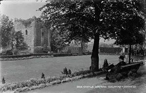 Guildford Prints: Castle Gardens in Guildford