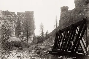 Canon Prints: Castle Gate, Price Canon, Canyon, Utah USA, railroad