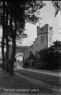 Ruthin Prints: Castle Gateway in Ruthin