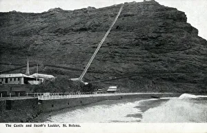 Hilltop Prints: Castle and Jacob's Ladder, St. Helena