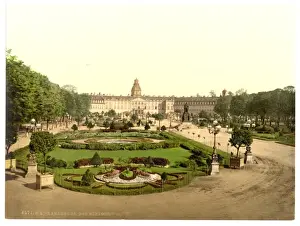 Baden Prints: The Castle, Karlsruhe, Baden, Germany