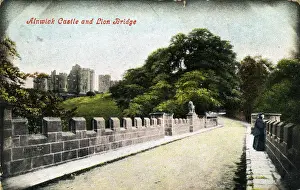 The Castle & Lion Bridge, Alnwick, Northumberland
