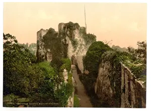 Chepstow Prints: Castle, Martens Tower, Chepstow, England