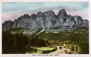 Images Dated 10th May 2018: Castle Mountain, near Banff, Alberta, Canada
