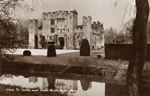 Moat Gallery: The Castle and Outer Moat, Hever, Kent