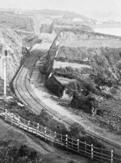 Pembrokeshire Collection: Castle Pill railway, near Milford Haven, South Wales