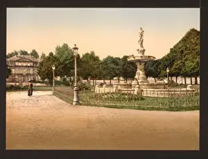 Bayeux Prints: The castle place, Bayeux, France