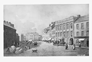 Castle Place, Belfast in the 1840s
