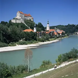Longest Prints: Castle and river at Burghausen, Bavaria, Germany