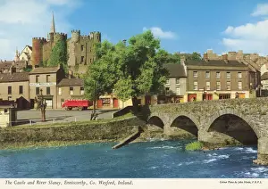 Wexford Prints: The Castle and River Slaney, Enniscorthy, Ireland