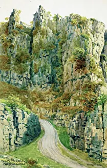 Gorge Prints: Castle Rock, Cheddar Gorge, Somerset