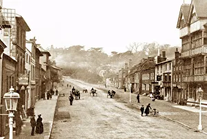 Farnham Prints: Castle Street, Farnham, early 1900s