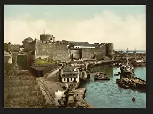 The Castle from swing bridge, Brest, France