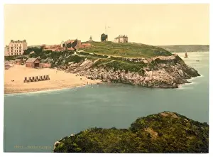 Tenby Prints: Castle, Tenby, Wales