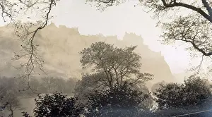 The Castle, viewed from the NE, Edinburgh, Scotland Date: 1930s