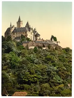 Hartz Prints: The castle, Wernigerode, Hartz, Germany