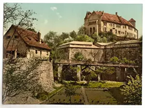 Castle, (west side), Nuremberg, Bavaria, Germany