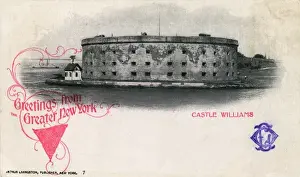 Sand Stone Prints: Castle Williams - Governors Island, New York Harbour