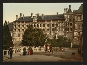 Blois Prints: The Castle, wing of Francis I, the facade, Blois, France
