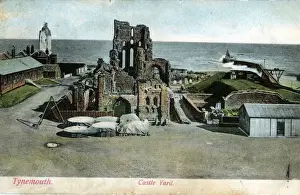 Castle Yard, Tynemouth, Northumberland