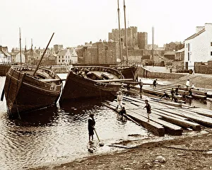 Castletown Harbour, Isle of Man, Victorian period