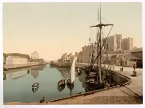 Castletown Prints: Castletown, Rushen Castle, Isle of Man, England