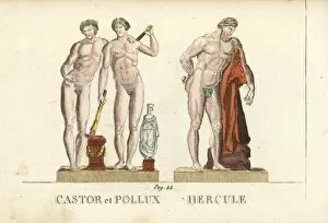 Hercules Gallery: Castor and Pollux, and Hercules, Greek and Roman gods