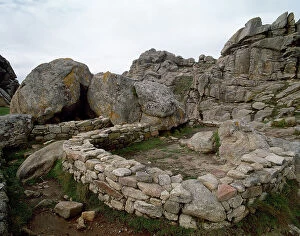 Galician Collection: Castro of Barona. Iron Age Settlement