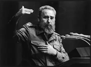 Orator Prints: Castro Makes Speech 1993
