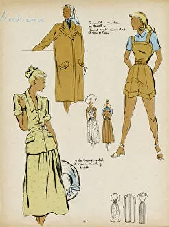 Casual Wear 1940s (Photos Prints, Framed, Posters, Cards, Puzzles,  Housewares,...) #14291231