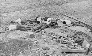 Nationalists Prints: CASUALTIES AT IRUN