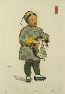 The cat and the cherub