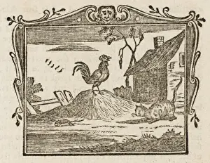 Farm Yard Prints: Cat, Cock & Mouse
