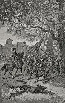Citizens Prints: Catalan Civil War (1462-1472). Conflict between